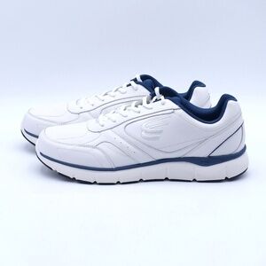 NEW Spira WaveWalker Slip Resistant Leather Walking Shoes Size 10 WIDE 2E Men's